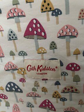 Cath Kidston London 🍄 Mushroom Print KING Sheet Set | Cottagecore Chic